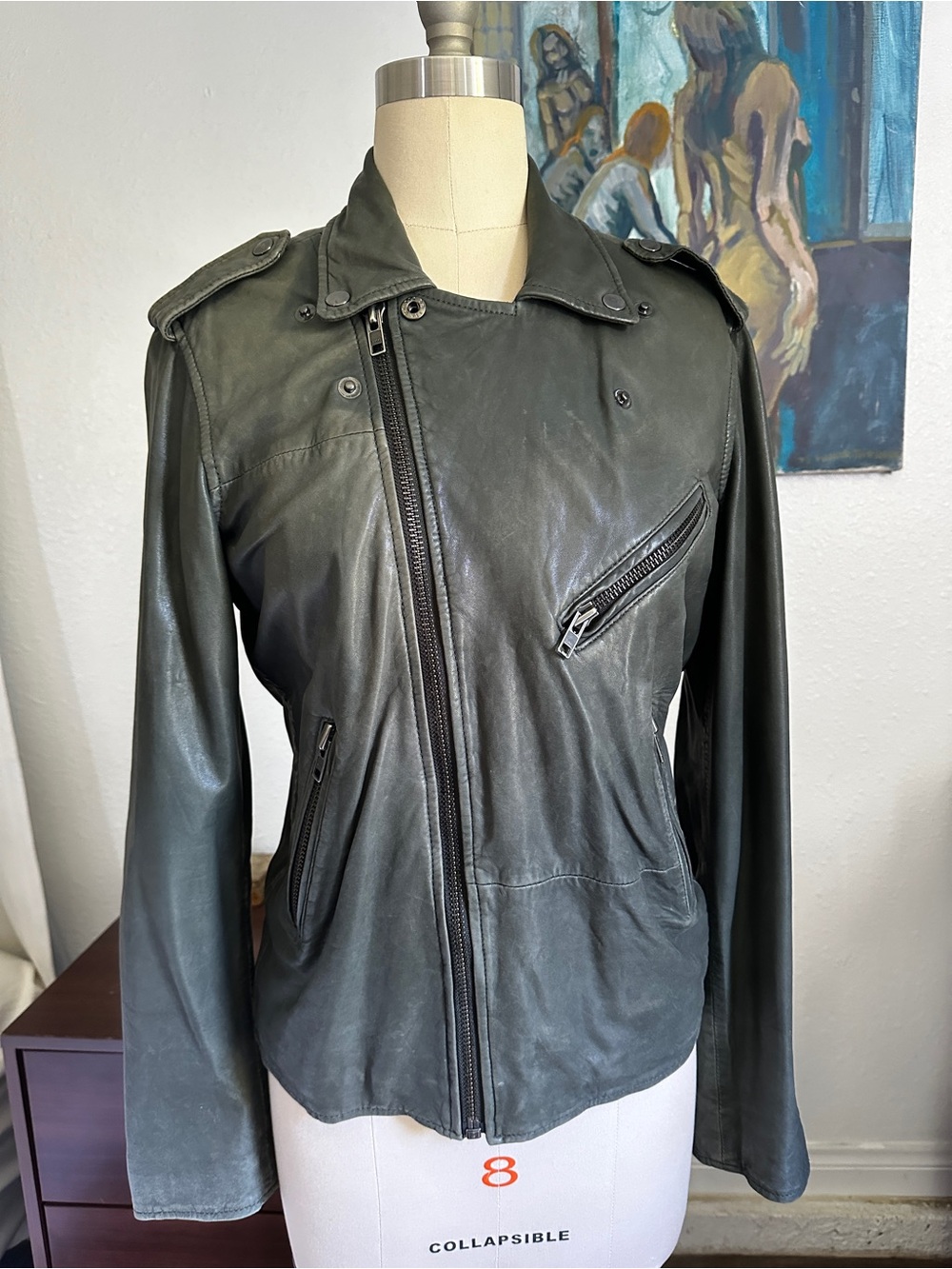 Leather Moto Jacket